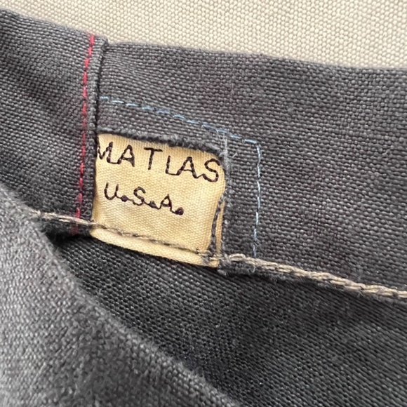 MATIAS U.S.A. 'Lunado' Hemp/Cotton Drop Crotch Skinny Pants Dark Gray- NWT! - 29 - Picture 5 of 16